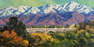 View of the Colorado Bridge, Pasadena